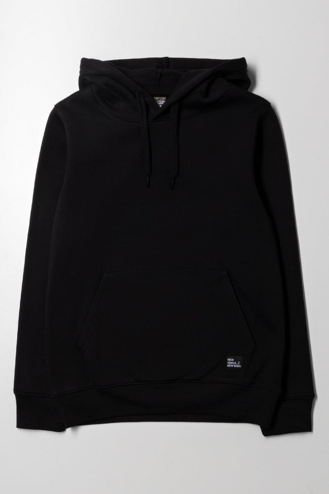 Regular Hoody Tracktop Black
