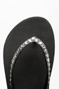 Diamante Flip Flops Black (4)