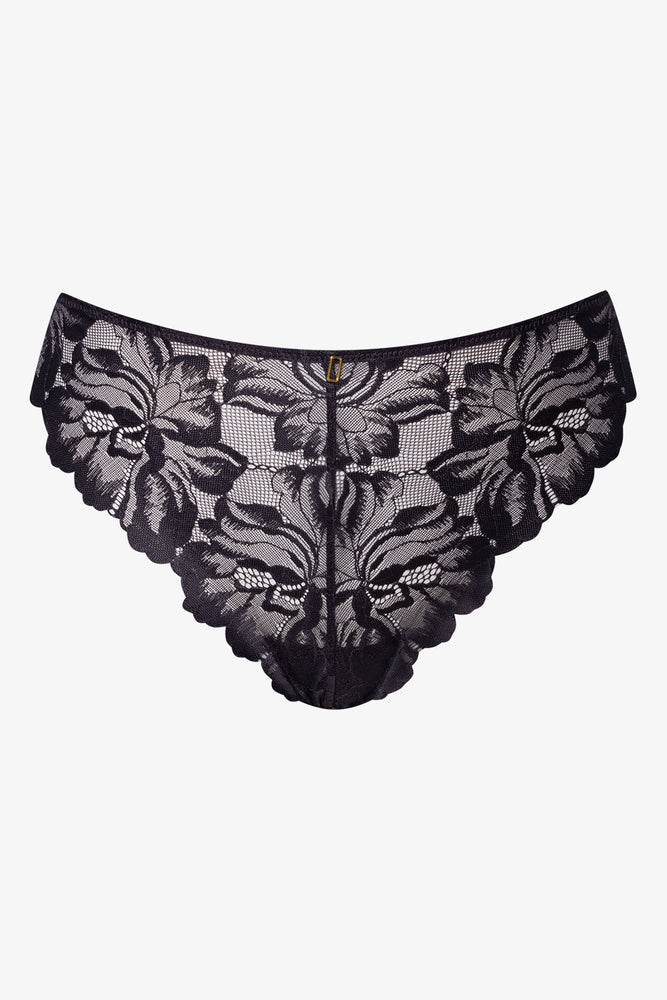 3 Pack Lace Thong Black, Pink And Natural