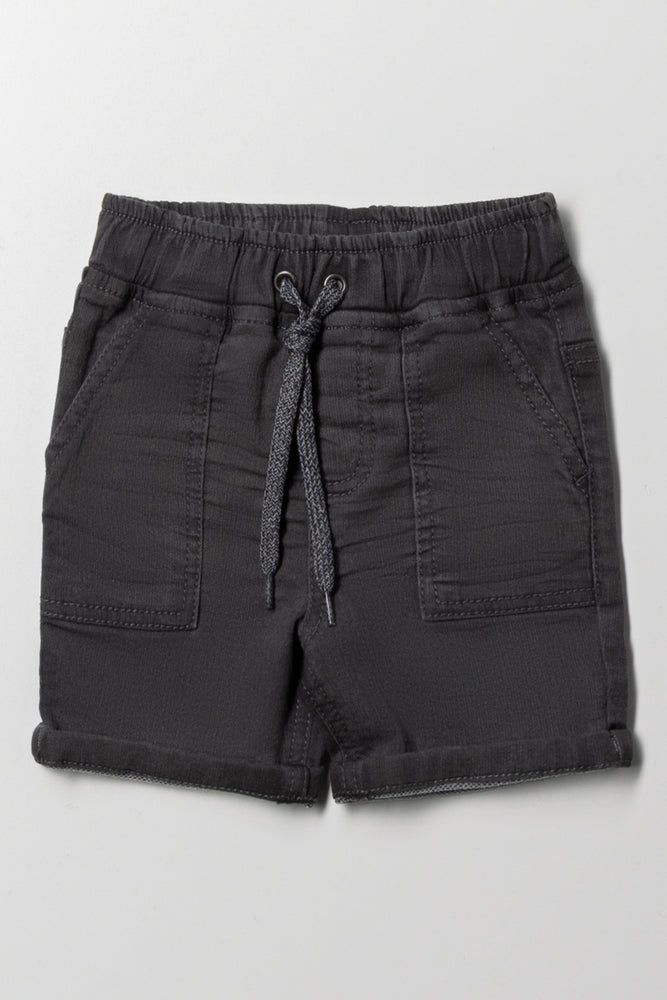Denim Shorts Grey