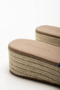 Wedge Mule Sandals Blue (3)