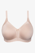 Plus Size 2 Pack Smooth Non Padded Wirefree Bra Navy And Natural (1)