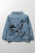 Batman Denim Jacket Light Blue (2)