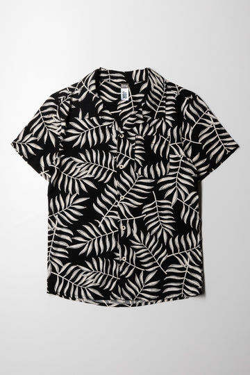 Short Sleeve Shirt Black & White