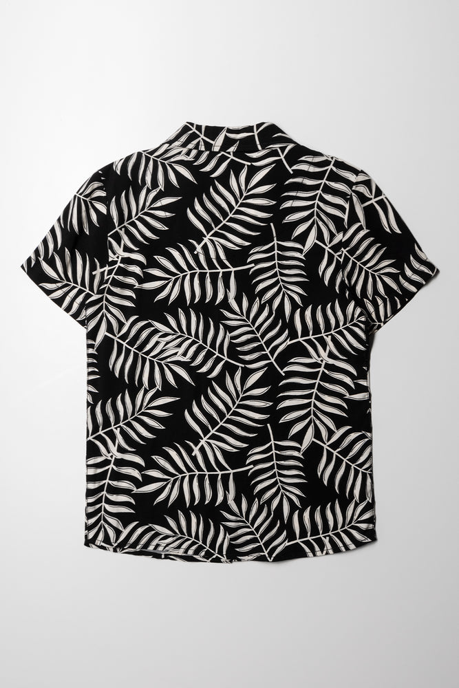 Short Sleeve Shirt Black & White (2)