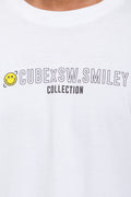 Cube X S.W. Smiley Short Sleeve T-Shirt White (3)