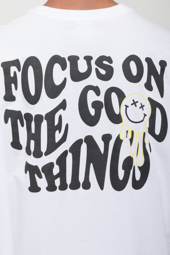 Cube X S.W. Smiley Short Sleeve T-Shirt White (4)