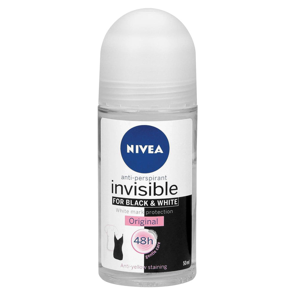 Nivea Black & White Original Roll On 50Ml