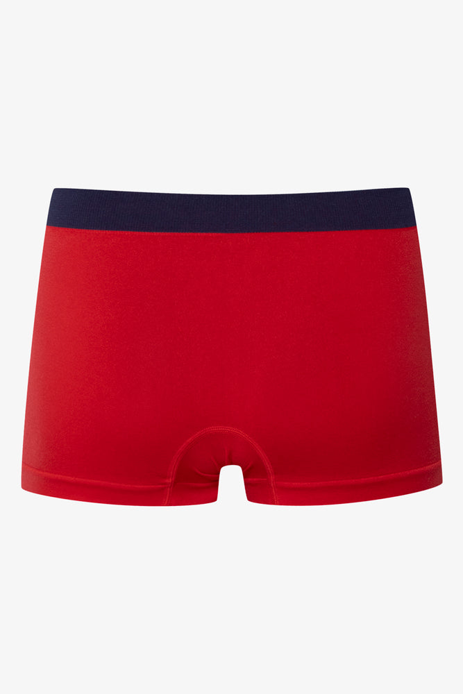 3 Pack Seam-Free Boxers Navy & Red (4)