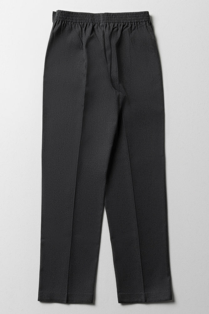 Girls School Slim Fit Pants Grey (2)