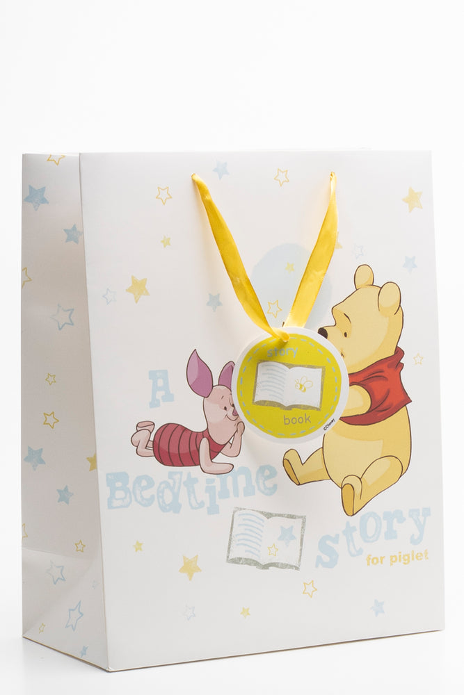 Winnie The Pooh Gift Bag White