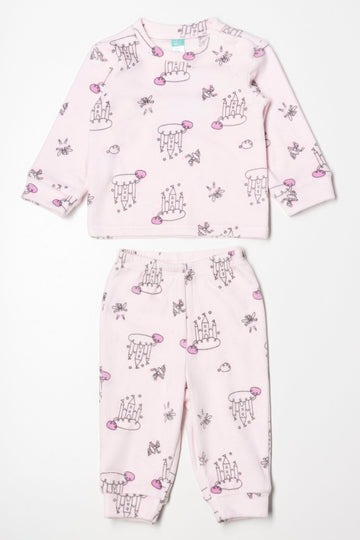 Fleece Pyjama Set Pink