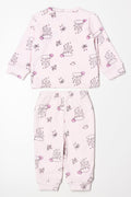 Fleece Pyjama Set Pink (1)