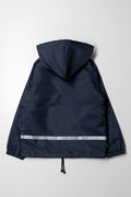 Primary School Reflective Rain Jacket Navy (3)