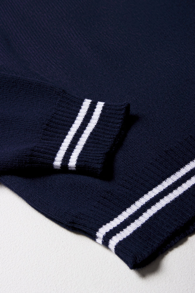 Primary School Long Sleeve Jersey Navy (1)