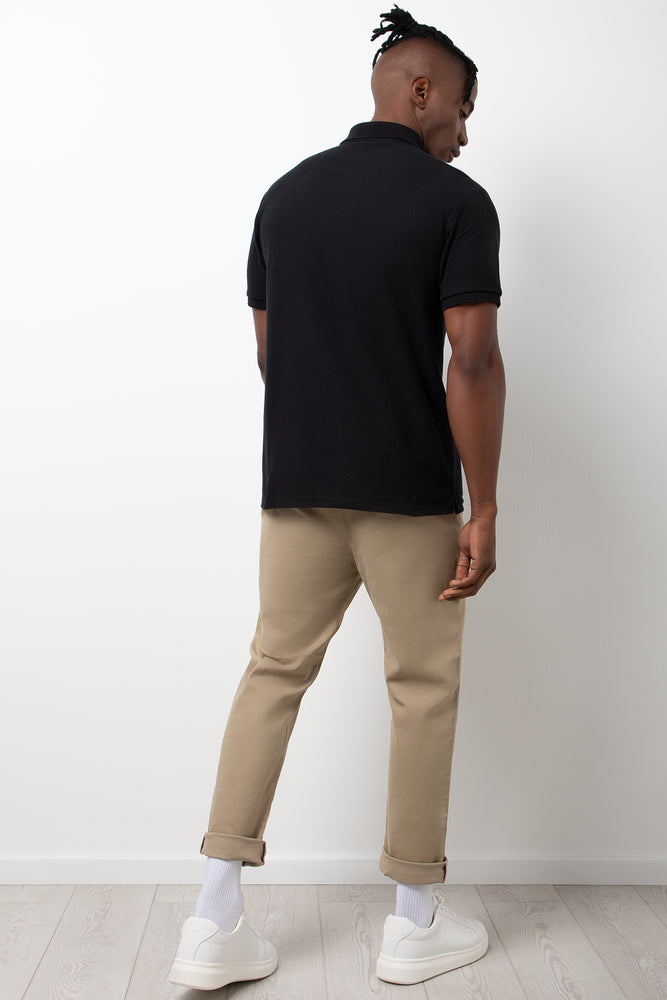 Short Sleeve Golfer Black (2)