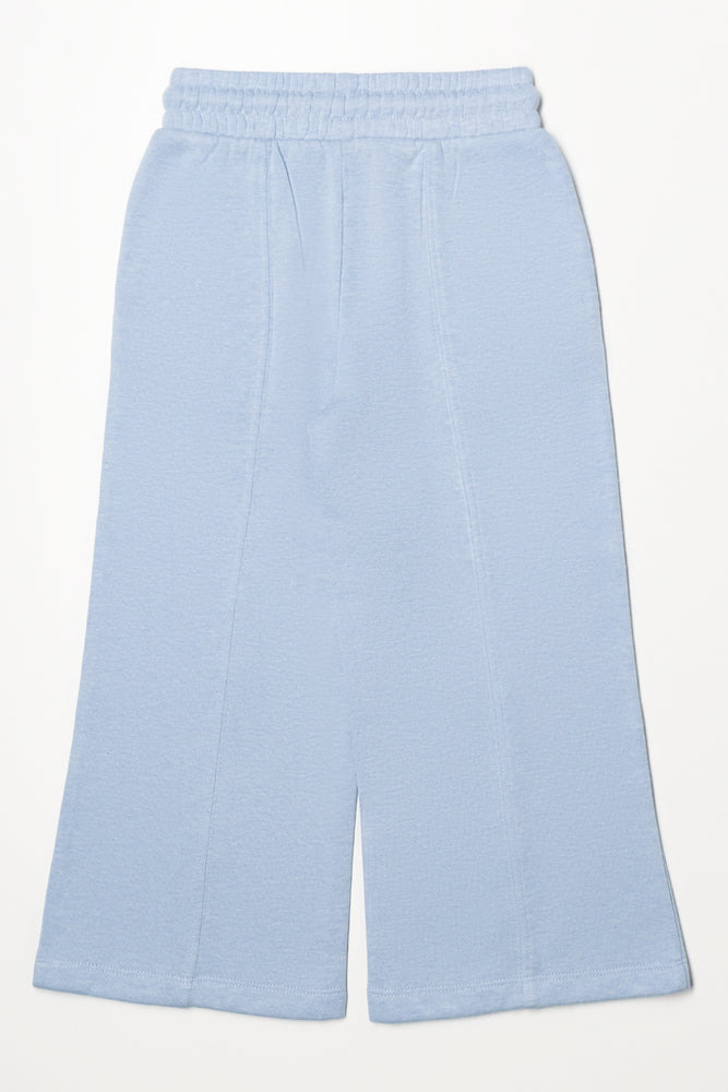 Wide Leg Trackpants Blue (2)