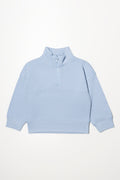 Quarter Zip Tracktop Blue