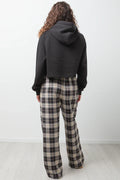 Raglan Sleeve Hoodie Black (2)