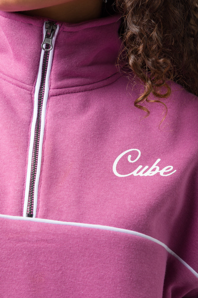 Quarter Zip Tracktop Purple (3)