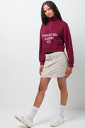 Quater Zip Top Burgundy (1)