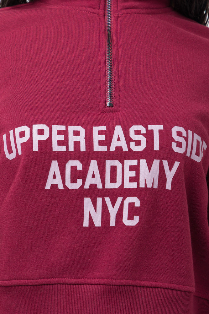 Quater Zip Top Burgundy (3)