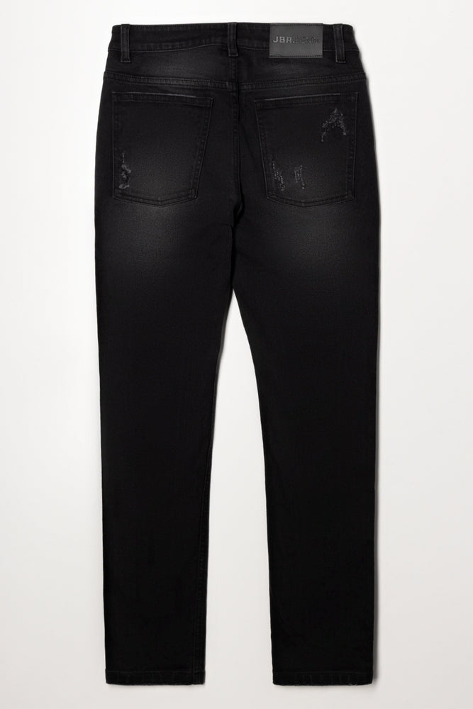 Ripped Denim Jeans Black (2)