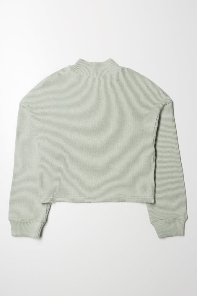 Long Sleeve Top Green (2)