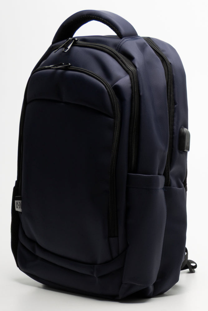 Dual Laptop And Tablet USB Bag Navy (1)