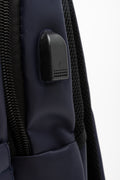 Dual Laptop And Tablet USB Bag Navy (4)