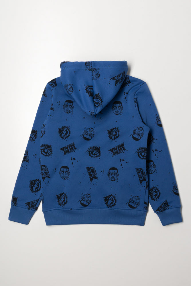 Marvel Hoodie Blue (2)