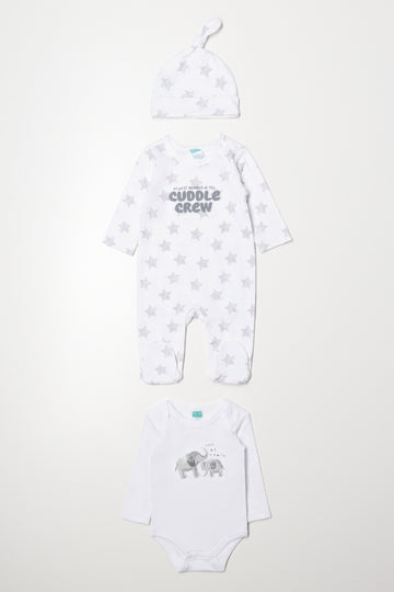 3 Piece Star Set White