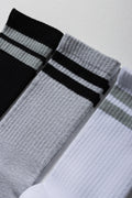 3 Pack Socks Black And Grey (1)