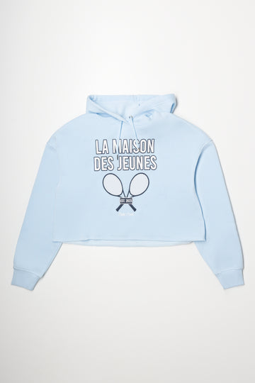 Crop Hoodie Blue
