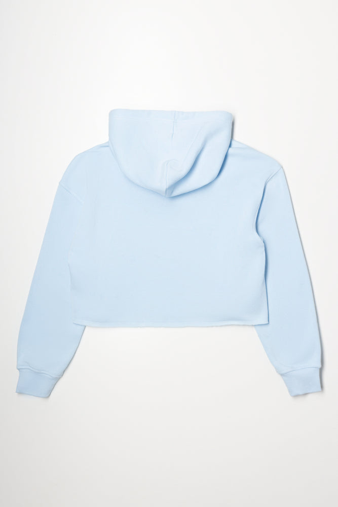 Crop Hoodie Blue (2)