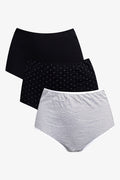 3 Pack Briefs Black And White (1)
