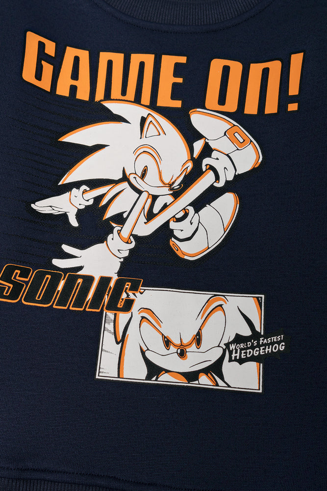 Sonic 2 Pack Tracktops Navy And Grey
