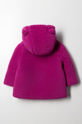 Zip Through Sherpa Jacket Purple (2)
