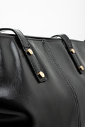Large Patent Tote Bag Black (3)