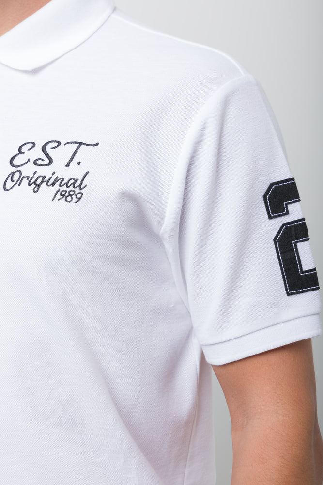 Short Sleeve Golfer White (3)