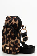 Leopard Print Cellphone Bag Natural (1)