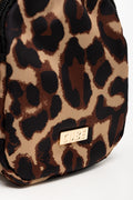 Leopard Print Cellphone Bag Natural (3)
