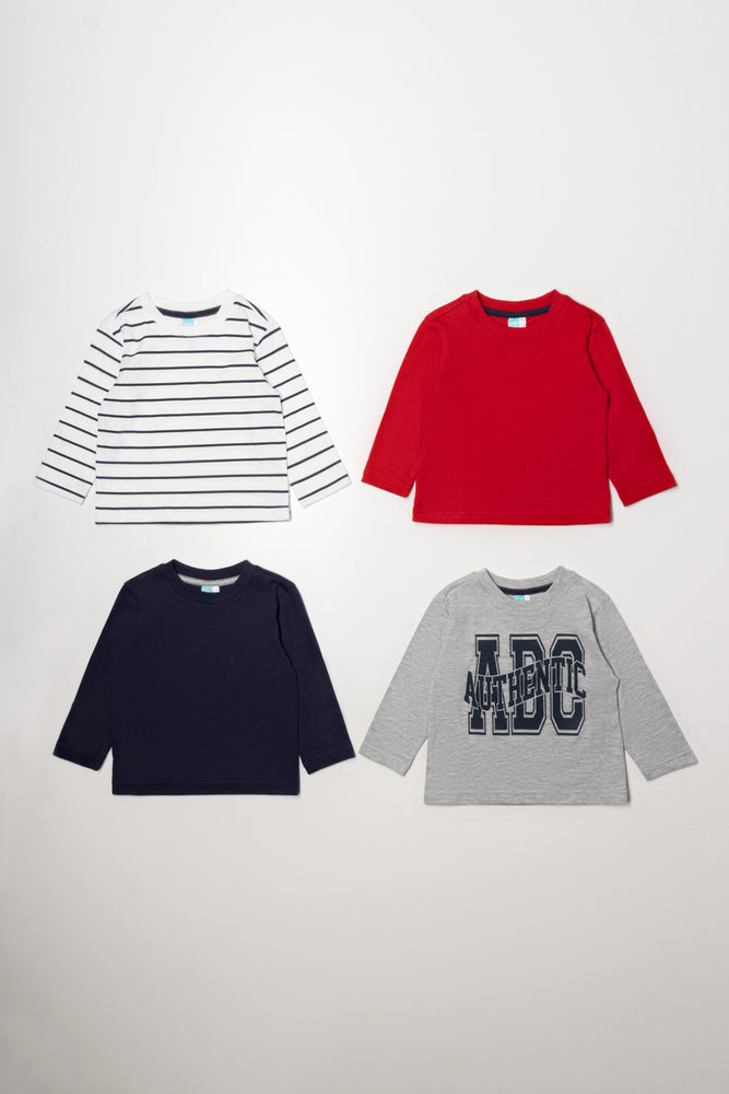 4 Pack T-Shirts Multi