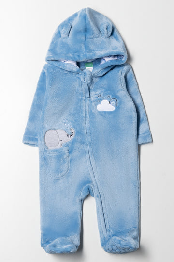 Elephant Babygrow Blue