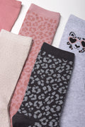 Animal 5 Pack Anklet Socks Multi (1)