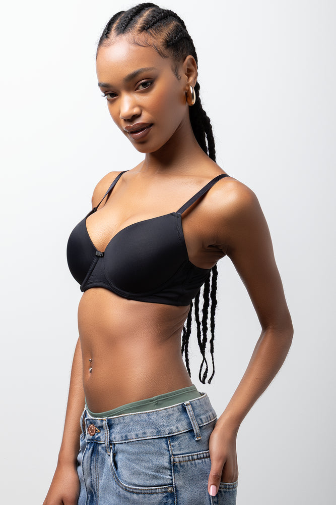 2 Pack T-Shirts Bras Black