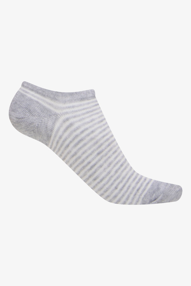 5 Pack Lowcut Socks Black And Grey