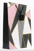 Geo gift bag xlarge pink (1)
