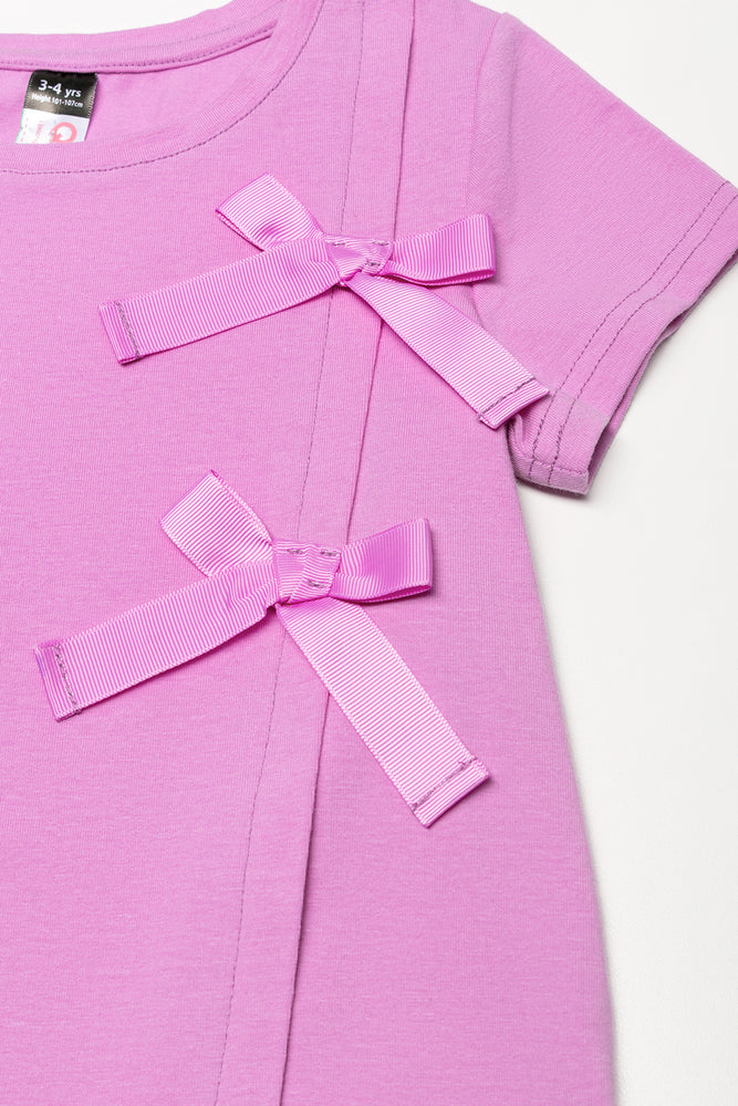 Bow Knit Top Lilac