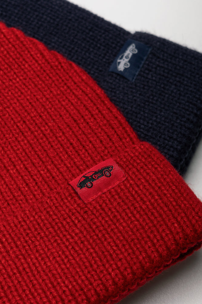 2 Pack Beanie Red And Navy